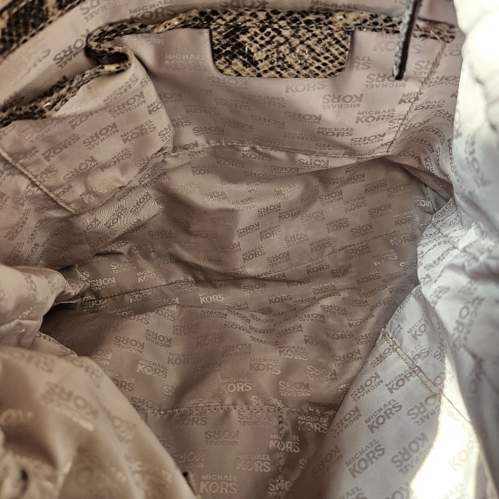 Michael Kors Python Snakeskin Tote Bag - Picture 10 of 15